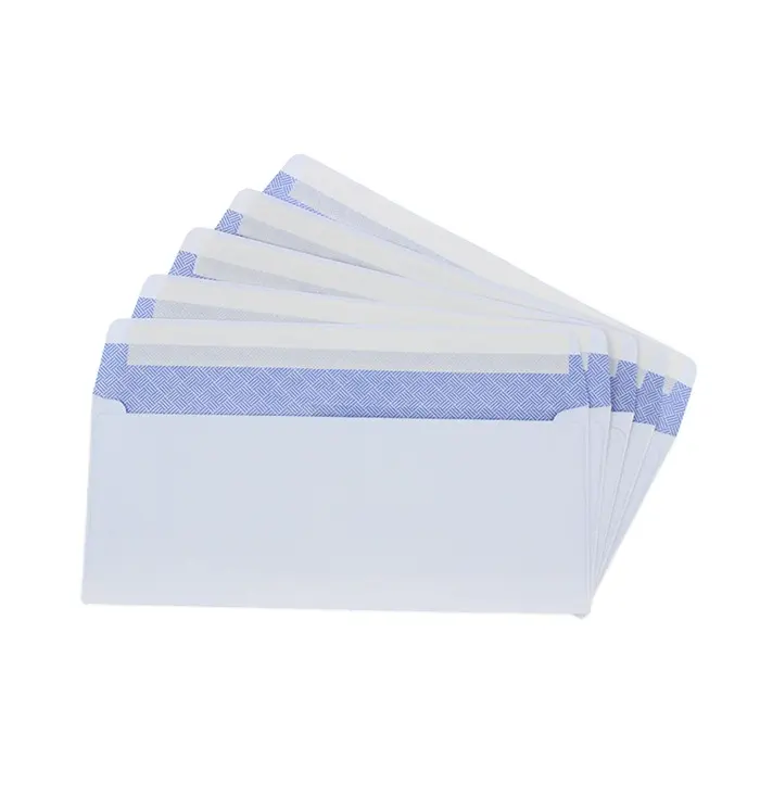 10# Customized Self Seal Business Windowless Printed Envelope with Security