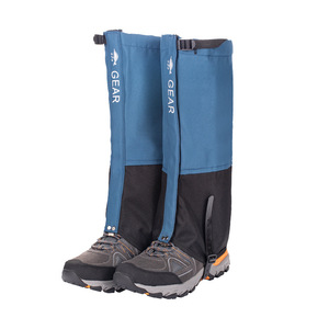 Xtreme Gear Gaitères de neige pour hommes et femmes, couvre-jambes imperméables pour la randonnée, le ski, la protection en plein air, bleu noir, taille unique - Product Image 1