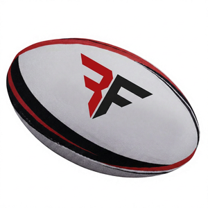 Competition Rugby Ball Official Match Size 5 Tournament Grade Custom Logo <b>Machine</b> <b>Stitched</b> Rugby Union Match Ball Wholesale - Product Image 1