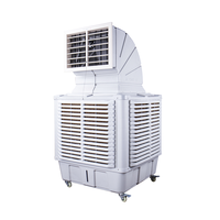 Refroidisseur d'air industriel Climatiseurs de refroidisseur d'air par évaporation fixés au mur de refroidissement par eau