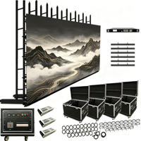 Pantalla LED OPvision 500x500 500x1000, Pantalla LED Modular para Interiores y Exteriores, Alquiler de Pantallas LED para Escenarios, Pantalla LED para Eventos y Conciertos