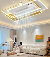 Ventilateur sans pales, simple et moderne, pour salon, plafond, chambre, salle à manger