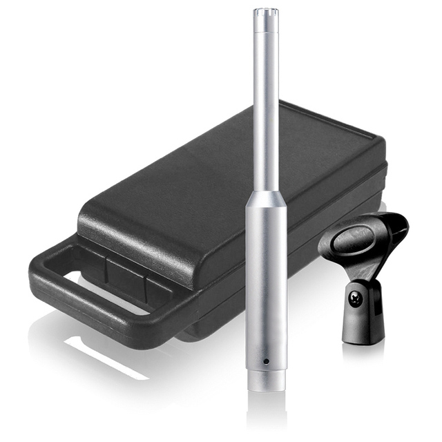 Professional Measurement Condenser Microphone Ultra-Linear Omni-Directional Wired Desktop Noise Cancelling Lightweight
