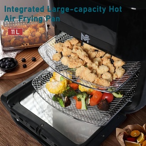 2025 mới nhất 11L công suất lớn thông minh Nồi chiên không khí đa chức năng màn hình cảm ứng sâu kỹ thuật số dầu-miễn phí điện nhựa hộ gia đình - Product Image 4