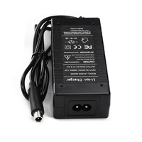 Cargador de Scooter Eléctrico de 42V 2A, Adaptador de Corriente Compatible con Bicicleta Eléctrica de 36V, 5.5mm*2.1mm, Conector de Aviación