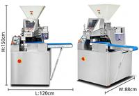 Machine commerciale entièrement automatique motorisée en acier inoxydable pour diviser et arrondir la pâte, capacité de 7600 pièces/heure