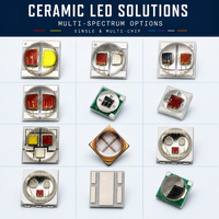 Puce LED Céramique 3535 1W 3W 5W 10W Diode LED UV IR Haute Puissance 365nm 395nm 660nm 850nm 940nm Émetteur LED UV Profond UVC Vente en Gros