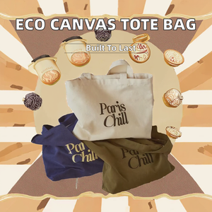 Ladies Eco-Friendly Canvas Tote <b>Bag</b> Letter Pattern Long Zipper Closure Ribbon Rope Handles PP Shopping Travel Gifts Pandapoket - Product Image 2