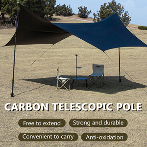 Tente de camping en fibre de carbone, auvent, protection solaire UPF 50+, abri portable, grand abri pour pique-nique - Product Image 3