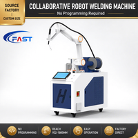 Robot de Soldadura Inteligente, Cobot de Soldadura sin Necesidad de Programación, 350A 500A para Actualización de Automatización en Fábricas de Acero y Aluminio