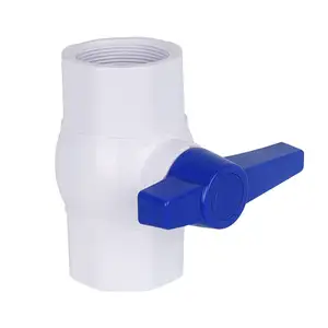 Đáng tin cậy 2-1/2 inch thời đại van PVC và phụ kiện nhỏ gọn van bi cho nước lạnh