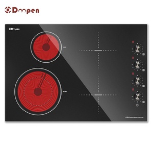Cocina Vitrocerámica Empotrada Doopen de Alta Gama con Control de Perillas, 7800W, Híbrida, 4 Quemadores, 4 Zonas, Eléctrica - Product Image 1
