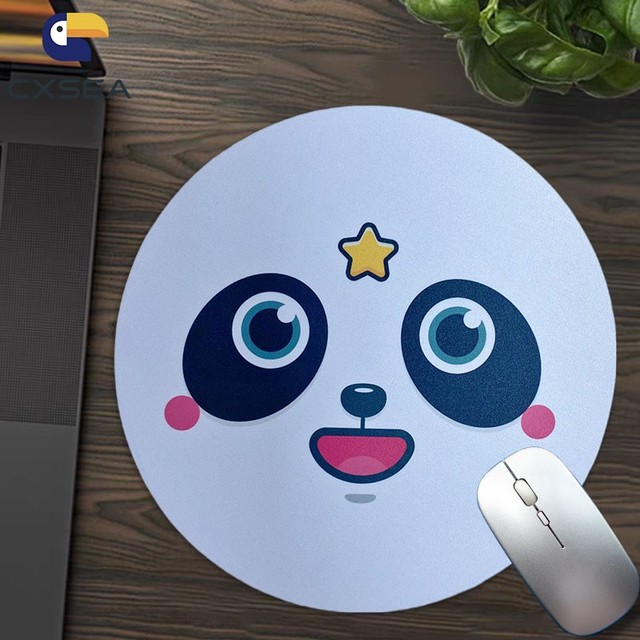 Wholesale Custom Colorful Personalized Anime Sublimation Printing Sewed 200*200mm Round Mouse Pad