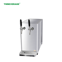 Distributeur de bière pression durable pour comptoir de bar, 262W, refroidissement 0.5-8 ℃   Machine à distribuer de la bière pour les boîtes de nuit et les événements