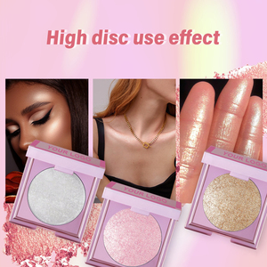 Paleta de <span class=keywords><strong>Iluminador</strong></span> Compacto Brillante de 8 Colores Personalizada al por Mayor, Cosmético Resistente al Agua de Marca Privada, <span class=keywords><strong>Iluminador</strong></span> Brillante para Maquillaje - Product Image 4