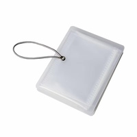 Classeur portable mini durable en PP pour cartes de baseball, 15 pochettes, album photo, protège-cartes, logo personnalisé