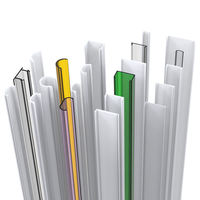 Couvercle de lampe à LED flexible en polycarbonate, diffuseur de lumière en plastique, 50 mètres par paquet de rouleaux, couvercle de lumière PC