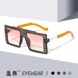 Eyewear Square <b>Oversized</b> <b>Sunglasses</b> UV400 PC Frame Unisex - Product Image 1