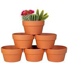 Rustico Indoor Outdoor Garden Decor vaso da fiori in ceramica di Terracotta di argilla rossa con Stander - Product Image 6