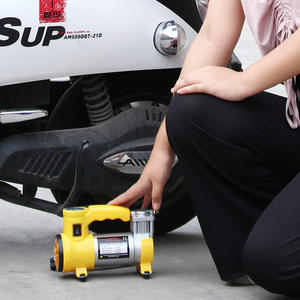 AUTOROUT Portable12v <strong>Nitrogen</strong> <strong>Tire</strong> <strong>Inflator</strong> with Light Car air Compressor air Pump for Car - Product Image 3