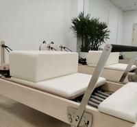 Máquina de Ejercicio Telescópica Personalizada OEM para Estudio, Ajustable, Multifuncional, Comercial, de Madera de Arce, Reformer de Pilates