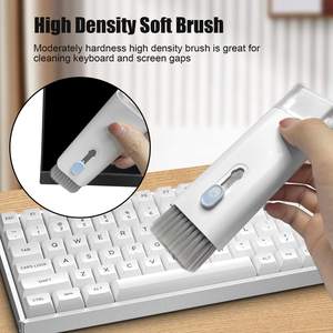 Buen gadget, nuevo cepillo de limpieza de teclado, limpiador de pantalla para ordenador, estuche para auriculares, herramienta de limpieza de auriculares, Kit de bolígrafo - Product Image 4