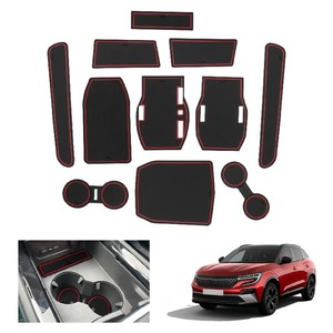 Set di 11 Accessori <span class=keywords><strong>Interni</strong></span> Auto in PVC Antiscivolo Stile Popolare per <span class=keywords><strong>Renault</strong></span> <span class=keywords><strong>Austral</strong></span> E-Tech Modelli 2022-2025 - Product Image 1