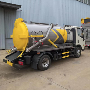 Camion d'aspiration des eaux usées fécales Nettoyage des gouttières à boues <span class=keywords><strong>Aspirateur</strong></span> Citerne Humain Excreta Nettoyeur de canalisations d'égout Pas cher Foton 5CBM 5000L - Product Image 6