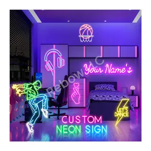 Zamansız ortam için ısmarlama Neon parlaklık özelleştirilebilir toptan makul fiyat dekoratif Neon İşaretler tasarım oluşturmak