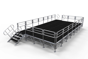 Servicio de Diseño Gratuito Según Planos, Escenario Exterior Grande de Estilo Moderno y Elegante para Eventos en Interiores - Product Image 2