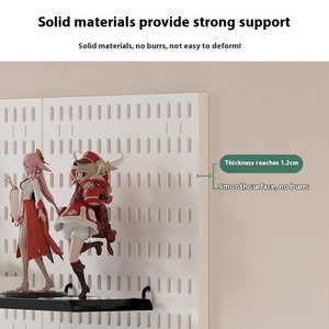 Support de rangement mural sans perçage exclusif transfrontalier organisateur combiné tableau perforé tableau mural de fitness <span class=keywords><strong>pour</strong></span> salle de bain - Product Image 2