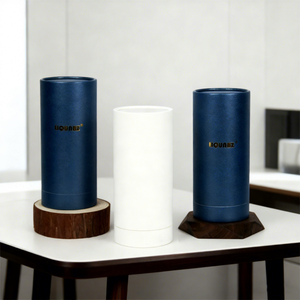 Boîte Cadeau Cylindrique Creuse Personnalisée avec <span class=keywords><strong>Couvercle</strong></span> et Base pour Parfum, Aromathérapie, Tube en Papier à <span class=keywords><strong>Couvercle</strong></span> <span class=keywords><strong>Plat</strong></span>, Emballage Cosmétique - Product Image 6