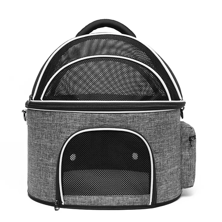 Modern tasarım seyahat taşıyıcıları cep kedi küçük köpek yumuşak evcil hayvan taşıma çantası seyahat Pet Tote el çantası