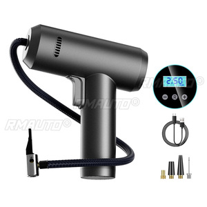 12V <b>Car</b> Air Pump Wireless/Wired Electric <b>Car</b> Tire <b>Inflatable</b> Pump Portable Air Compressor for Tires Digital Auto Tire Inflator - Product Image 1