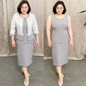 Elegante Traje Formal de Oficina para Mujer, Traje de Iglesia para Mujer, 100% Poliéster, Estampado Floral, con Botones - Product Image 3