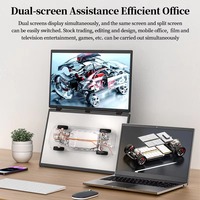 Écran tactile numérique LED de 15,6 pouces pour affichage publicitaire intérieur avec animation et graphiques, tablette portable pour détaillants