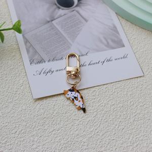 Gantungan Kunci Mini Kucing Kartun Kreatif Promosi, Aksesoris Gantungan Tas Sekolah, Gantungan Kunci Kucing, Perhiasan Pasangan - Product Image 2