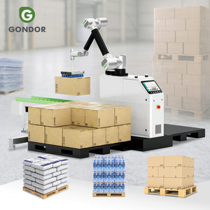 Robot Paletizador Eléctrico para Cajas de Cartón y Botellas de Agua de 650 ml, Robot de Apilado y Empaque - Product Image 1