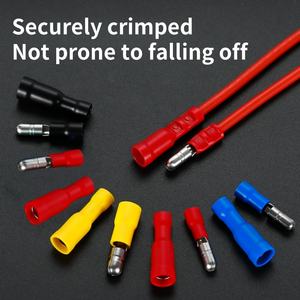 <span class=keywords><strong>ขั้ว</strong></span>ต่อขั้วปลายสายไฟตัวผู้แบบหัวกระสุนถอดออกได้เร็วทำจาก PVC ทองแดงหุ้มฉนวนกันน้ำได้รับการรับรองจาก cnxi CE - Product Image 2