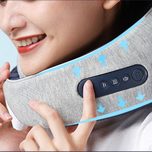 Masajeador de cuello y hombros Cervical con envoltura completa eléctrica Shiatsu con calefacción infrarroja de pulso recargable portátil en forma de U - Product Image 4