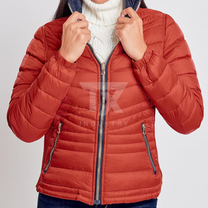 Latest Design Cheap Price Women Puffer Jacket Low MOQ Solid Color Women Puffer Jacket In Low MOQ New Fashion - Product Image 5