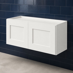 Gabinete de Cocina de Pared OEM de 33 x 12 Pulgadas, Blanco, Estilo Shaker, RTA, Venta al por Mayor, Fábrica en Vietnam - Product Image 4