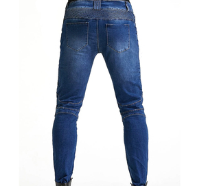 High Quality Breathable Denim Pants in Low Price Autumn Summer Casual Wear New Fashion Custom Design Straight Jeans for <b>Men</b> - Product Image 2