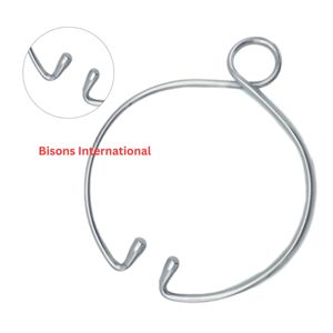 เครื่องมือผ่าตัดแบบตะขอคู่สำหรับสูติศาสตร์ ยี่ห้อ BISONS ผลิตจากเหล็กกล้าไร้สนิมเยอรมัน ใช้สำหรับสัตวแพทย์ ตะขอ OB แบบใช้ซ้ำได้ - Product Image 3