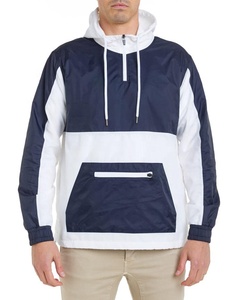 เสื้อแจ็คเก็ตวินด์เบรกเกอร์แบบลำลองสำหรับผู้ชาย OEM ขายส่ง ผลิตจากไนลอน 100% กันน้ำ กันลม คอตั้ง ปิดด้วยซิป เหมาะสำหรับฤดูร้อน - Product Image 1