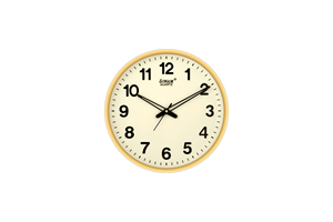 Sonam Quartz 10.5-Inch Office <b>Wall</b> <b>Clock</b> Brown Finish Minimalist Design <b>Oversized</b> Analog Display Easy-to-Read Arabic Numerals - Product Image 4