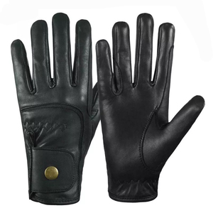 Gants de vélo en cuir faits main de qualité supérieure - Conception respirante sans doublure pour l'hiver, les activités de plein air, les voyages décontractés, élégants pour hommes et femmes - Product Image 4