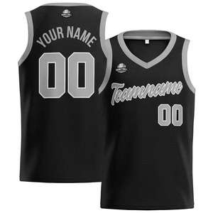 Maillots de basket-ball à rayures sublimées, design gratuit, vêtements de sport unis, personnalisables avec logo d'équipe, pour homme - Product Image 2