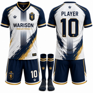 OEM Wholesale Adult's Soccer Training Sets Breathable Quick Dry Sublimation Printing Youth Futsal Uniforms With Custom <b>Name</b> - Product Image 1