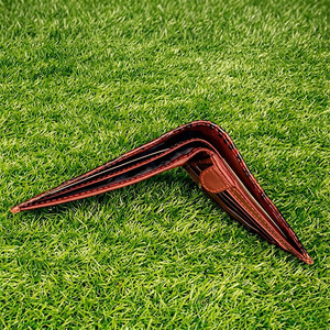 Elegant Burgundy Alligator Embossed Leather Men,s Bifold <b>Wallet</b> Stylish Multi Slot Card <b>Holders</b> With Zipper Pocket And ID Window - Product Image 2